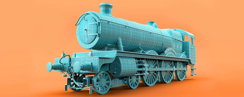3d Modelling and Rendering the Hogwarts Express